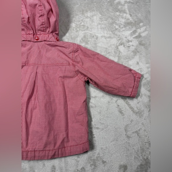 Disney X H&M Winnie the Pooh Vintage Style Red White Gingham Plaid Jacket 6-9M - Picture 13 of 16